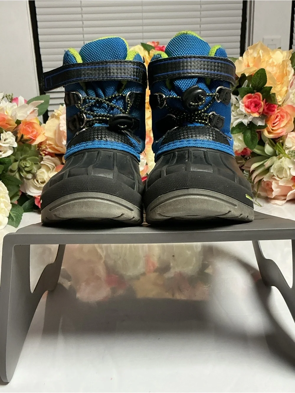 3/$20 Bundle 🌈 Wonder Nation Toddler Snow Boots Size 9 Thinsulate Blue